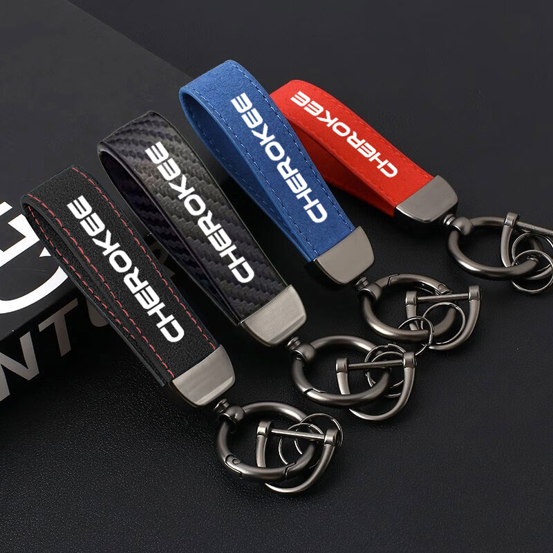 Women'S Jeep Accessories - Chaveiro de couro pu, 4 cores,