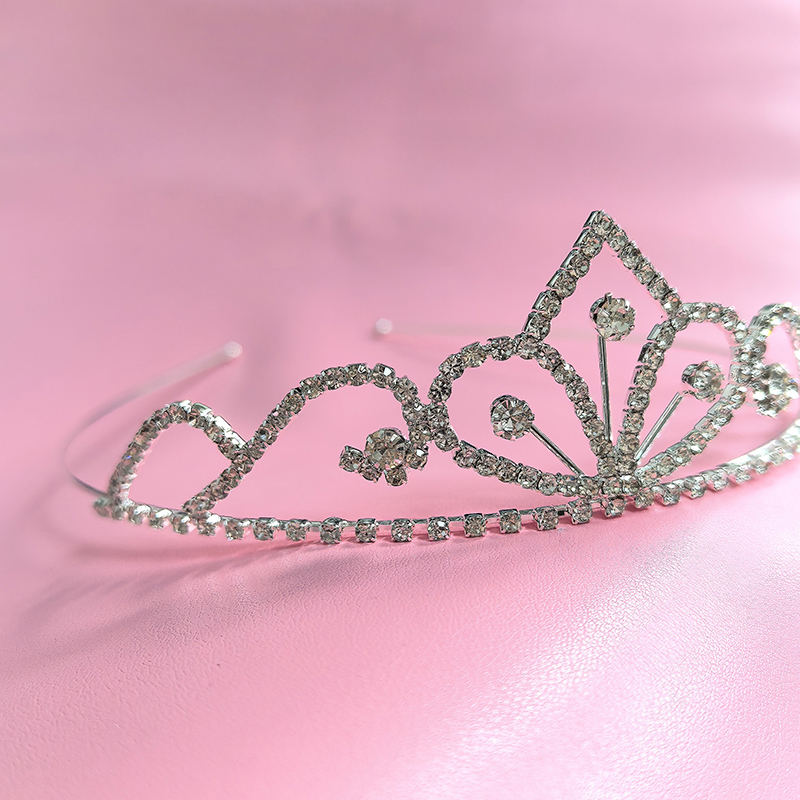 Queen Accessories - Coroa de Noiva em Cor Prata