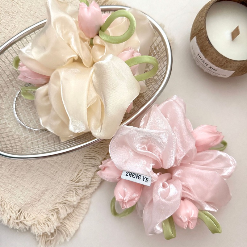 Women Accessories Photos - Elástico de Cabelo Coreano Tulipa –