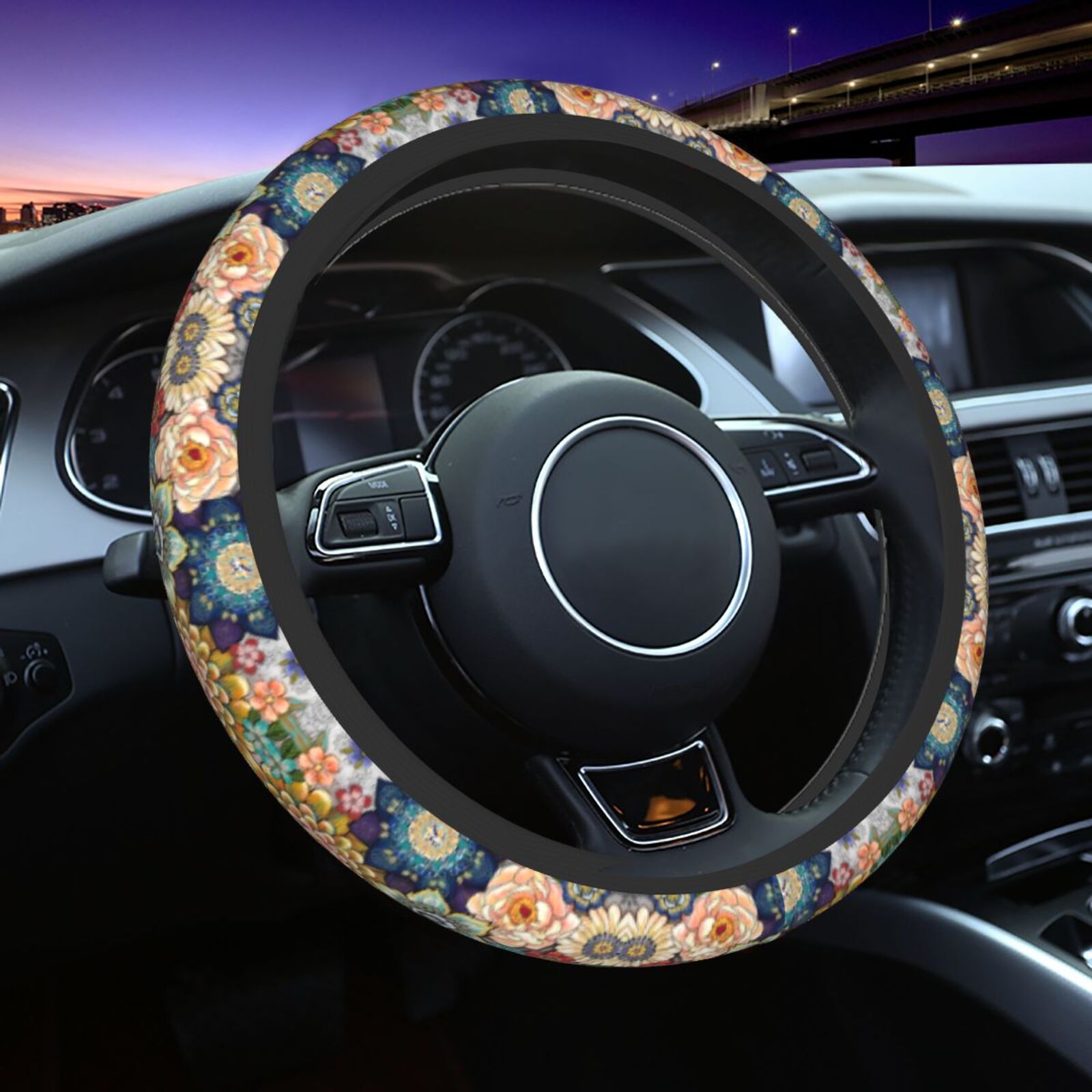Women'S Accessories Vans - Decorativo boho floral impressão volante universal