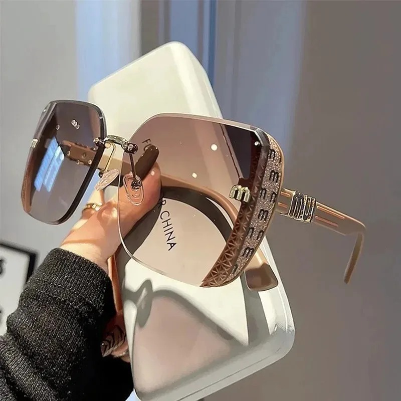 Women'S Accessories Designer - Óculos de Sol Femininos com Borda