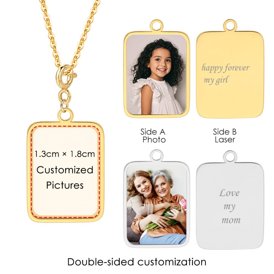 Women Accessories Photos - Personalizado foto carta bandeira pingente colar
