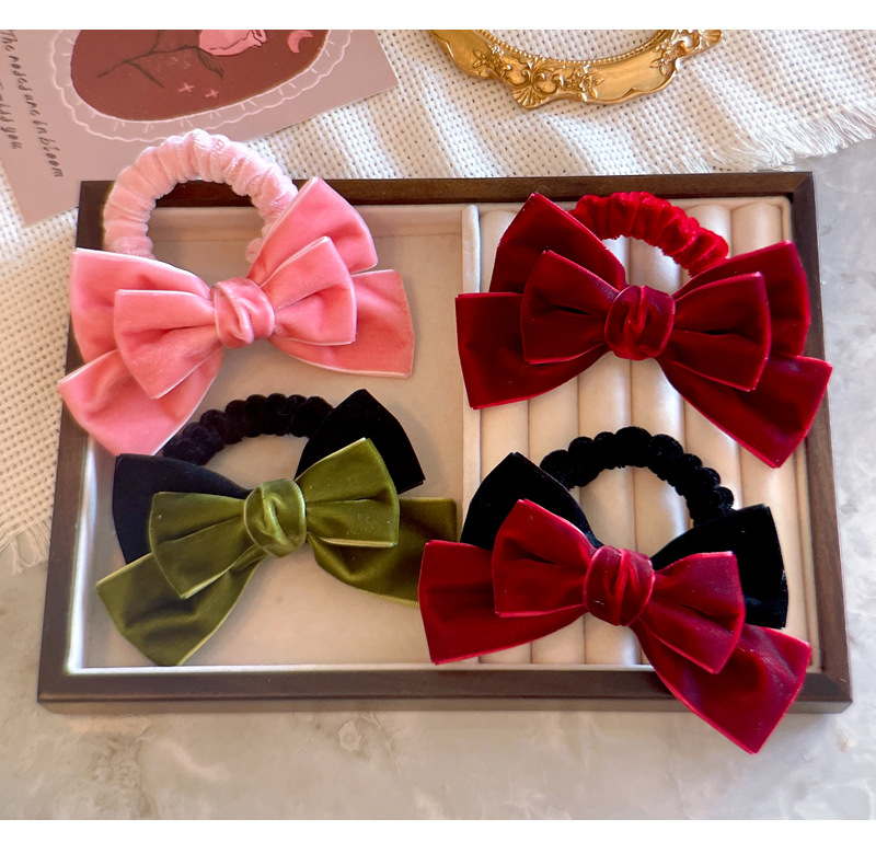 Hair Tie Velvet - Laços de Cabelo Elásticos de Veludo