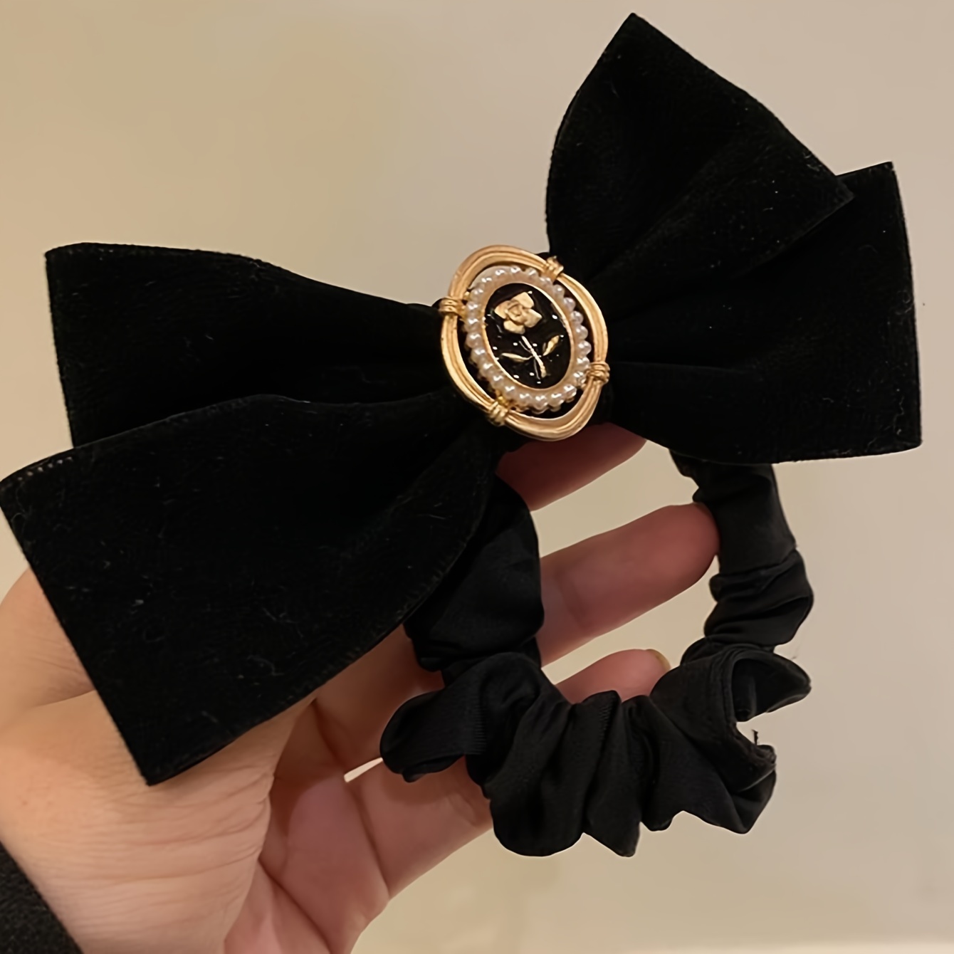 Hair Tie Velvet - Laço de cabelo elegante com laço