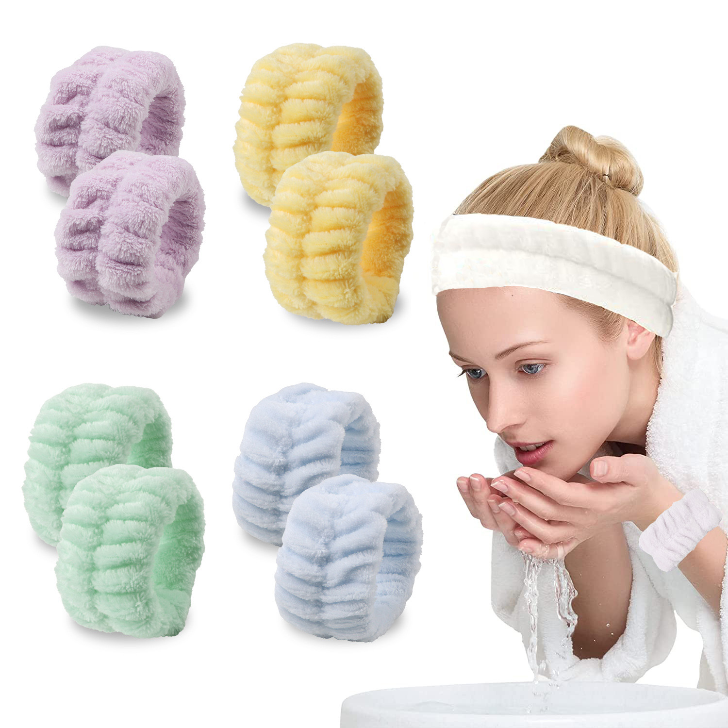 Hair Tie Velvet - Faixa de cabeça elástica macia de