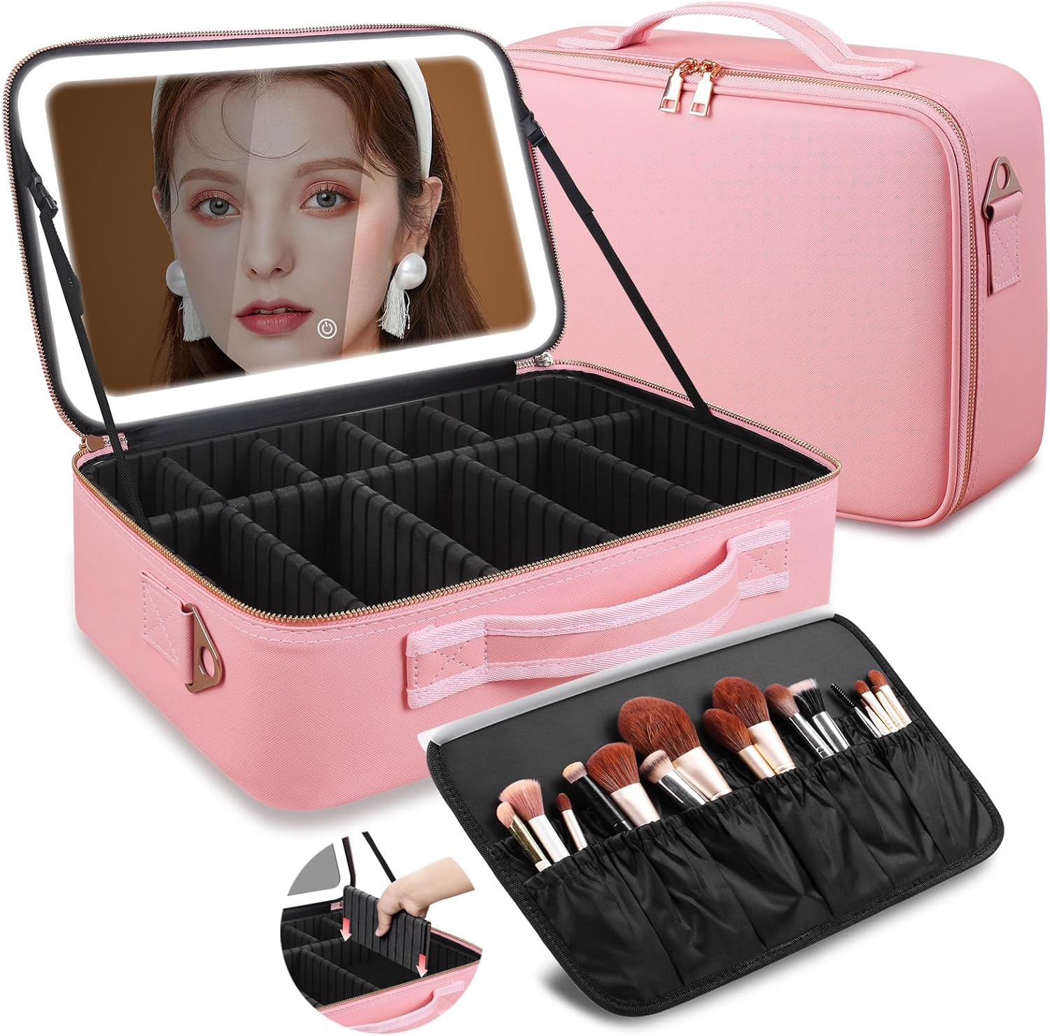 Women Accessories Organizer - Bolsa de Maquiagem de Grande Capacidade