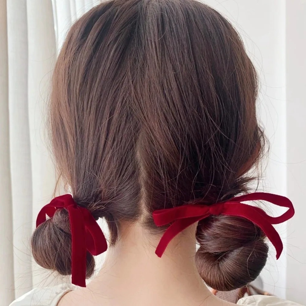 2 Laços de Cabelo de Veludo Pr - Hair Tie Velvet avaliação e preço