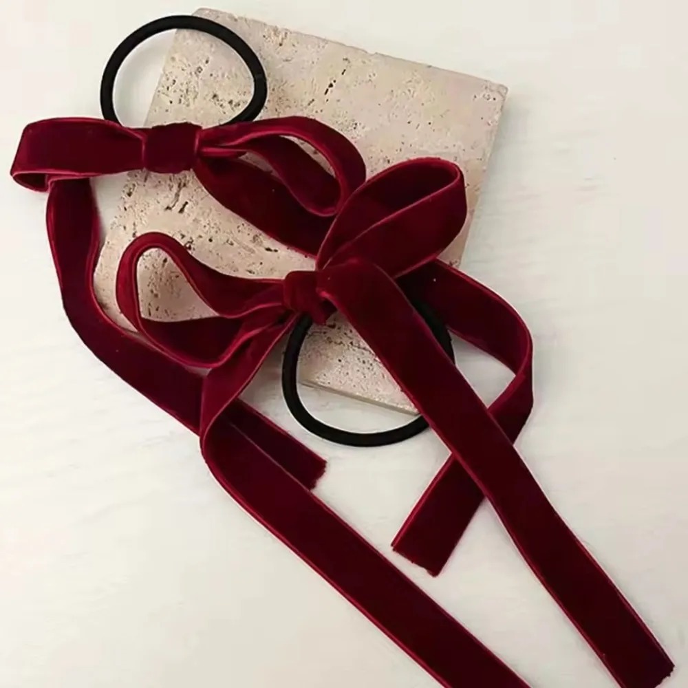 2 Laços de Cabelo de Veludo Pr - Hair Tie Velvet avaliação e preço