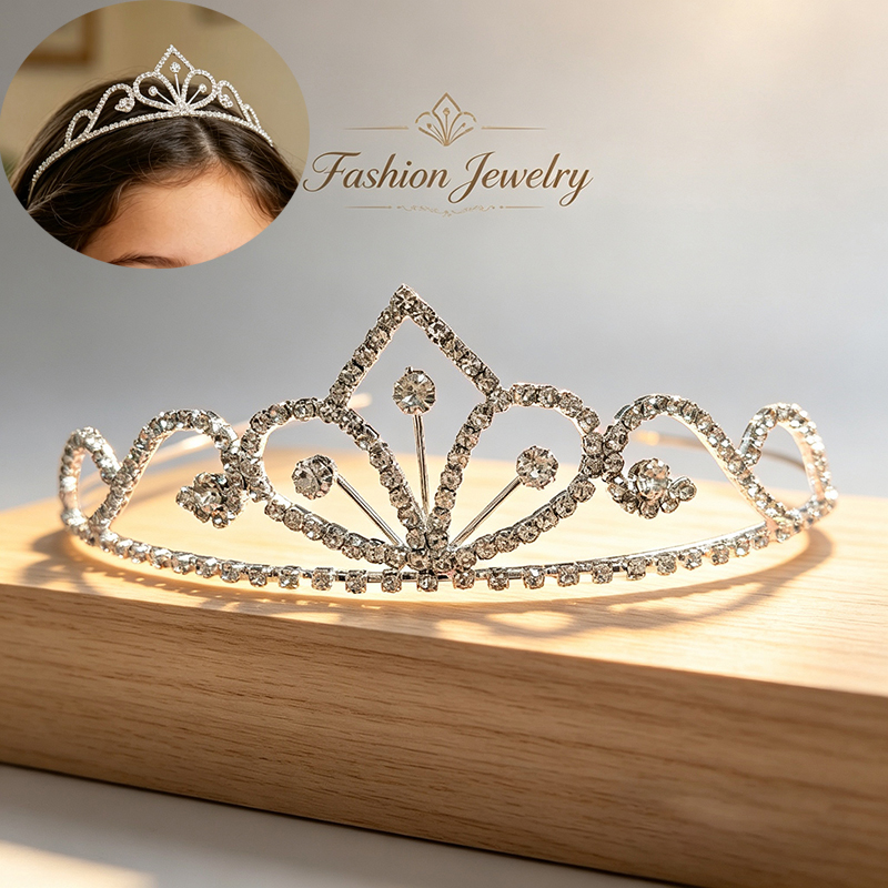 Coroa de Noiva em Cor Prata co - Queen Accessories avaliação e preço