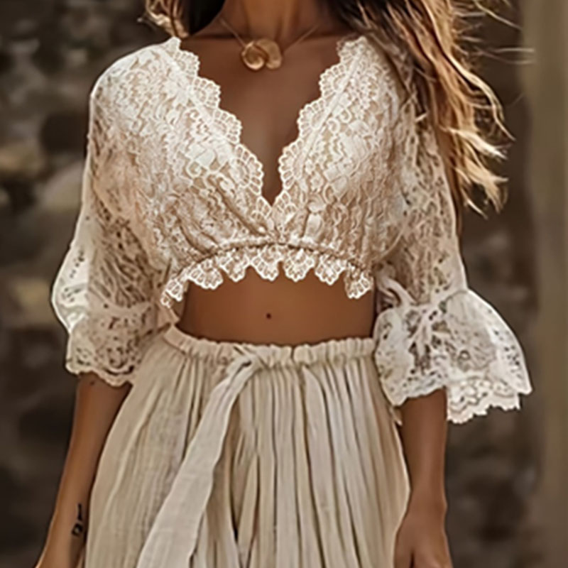 Conjunto Feminino Boêmio de Re - Women'S Vacation Accessories avaliação e preço