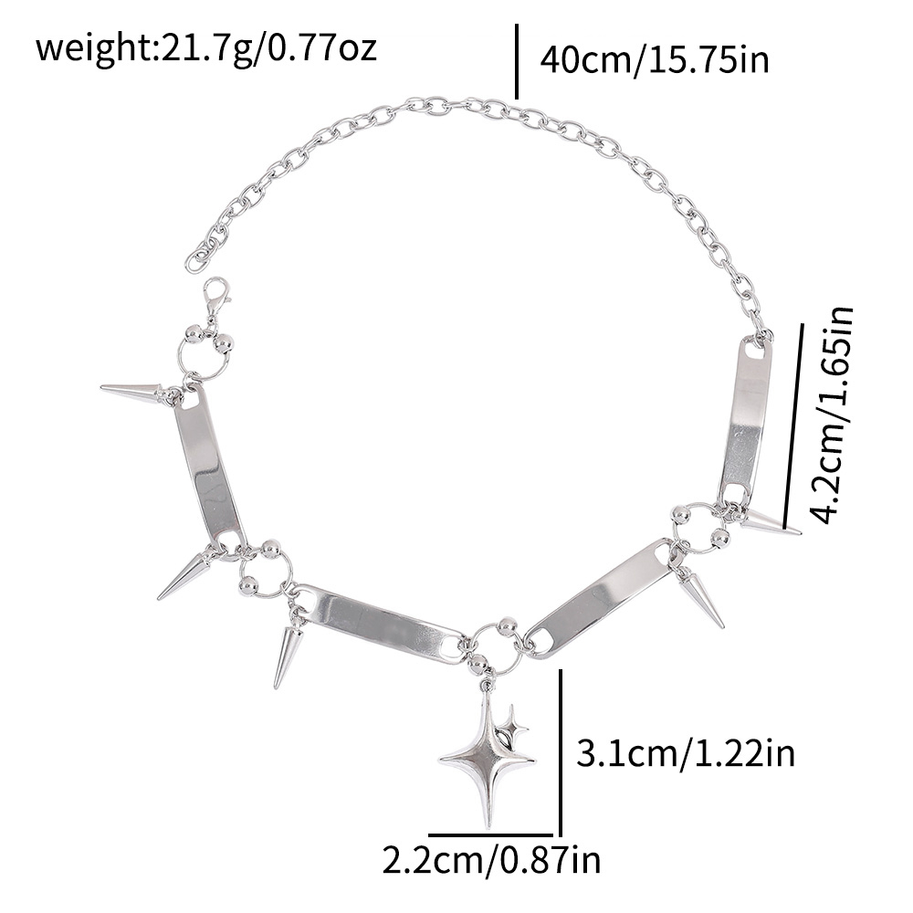 Colar Choker Punk com Estrelas - Women'S Accessories Designer avaliação e preço