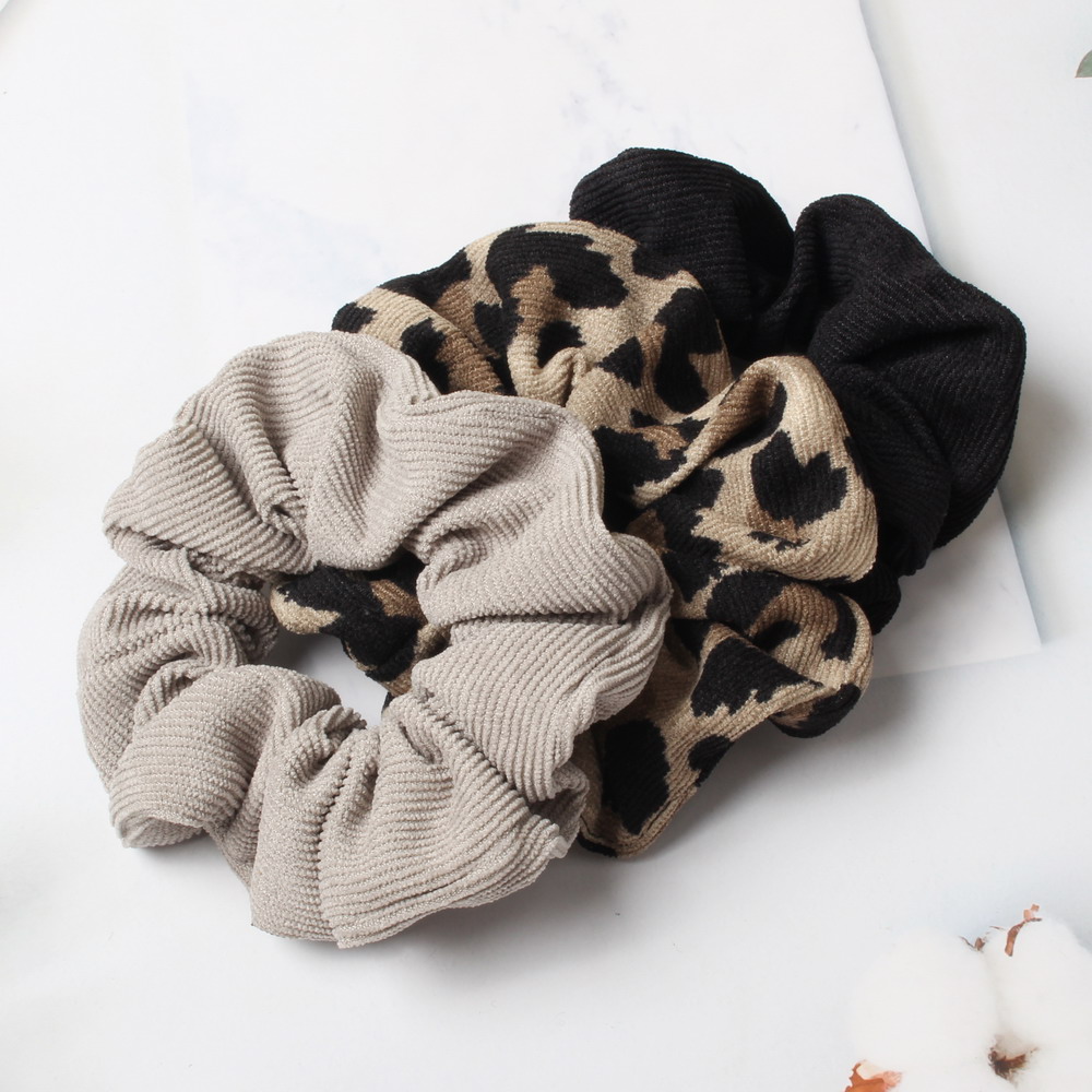 Estampa de leopardo scrunchie  - Hair Tie Velvet avaliação e preço