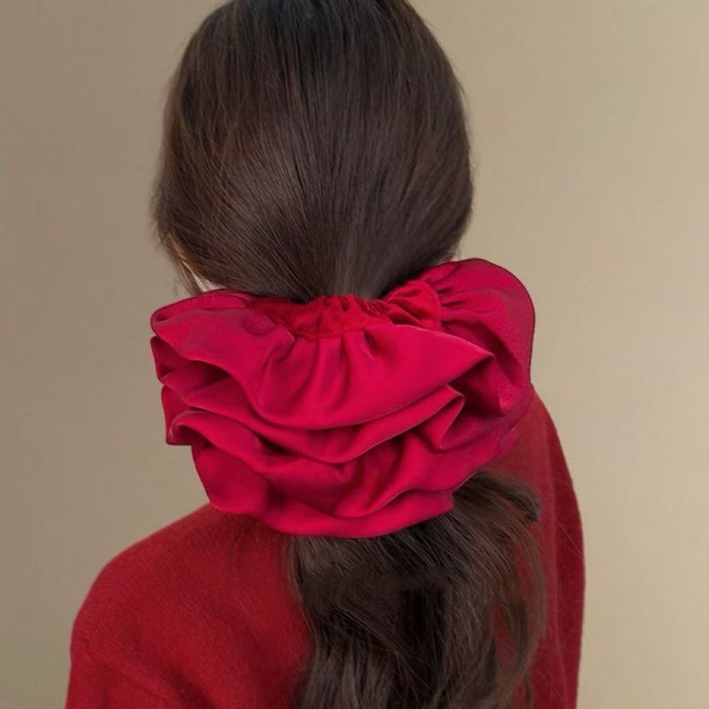 Scrunchies grandes de veludo – - Hair Tie Velvet avaliação e preço