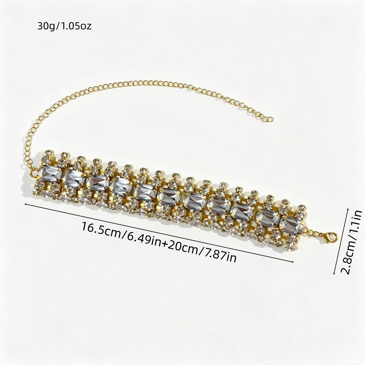 Pulseira de strass geométrica, - Women'S Accessories Accessorize avaliação e preço