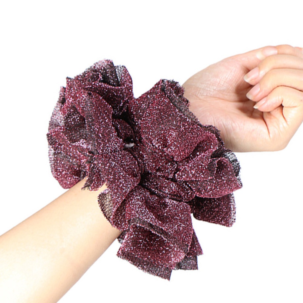 Novos Scrunchies Oversize de T - Hair Tie Velvet avaliação e preço