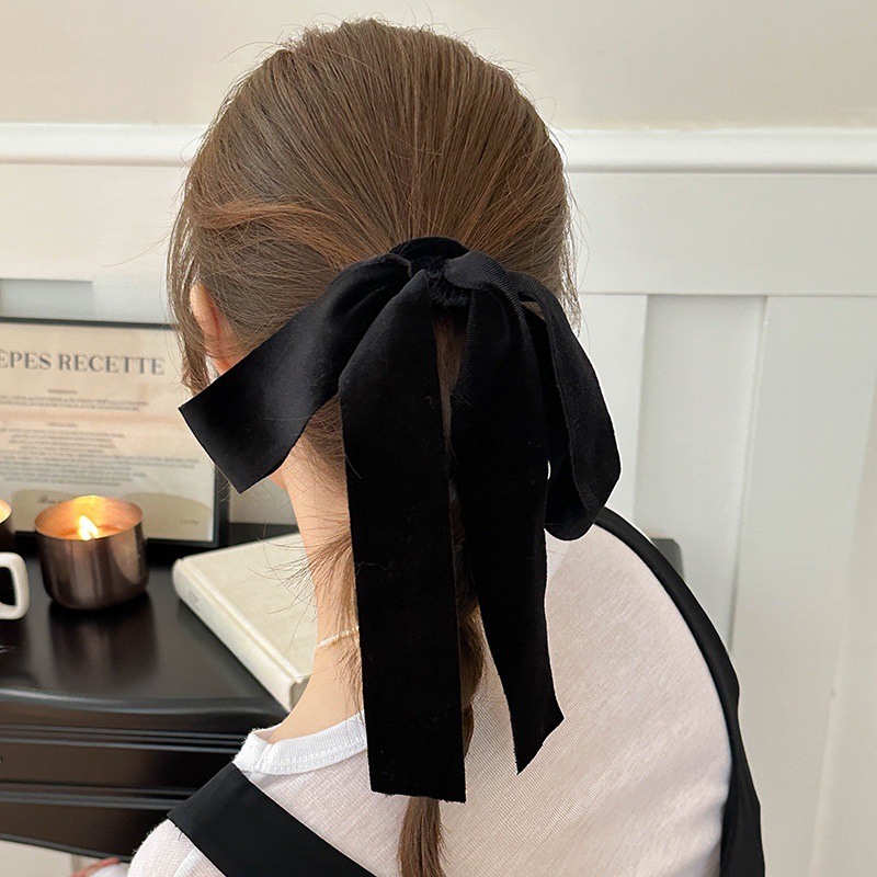Bonito vermelho preto veludo f - Hair Tie Velvet avaliação e preço
