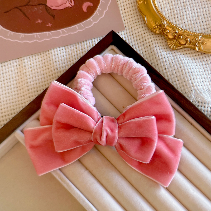 Laços de Cabelo Elásticos de V - Hair Tie Velvet avaliação e preço