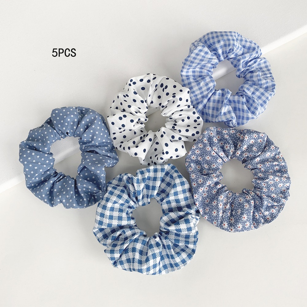 5 pçs laços de cabelo de bolin - Hair Tie Velvet avaliação e preço